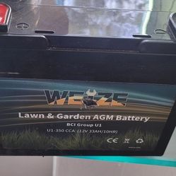 New Lawn Mower  Battery 