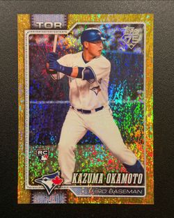 Kazuma Okamoto [Sandglitter Gold] #(contact info removed) Topps Series 2 SSP
