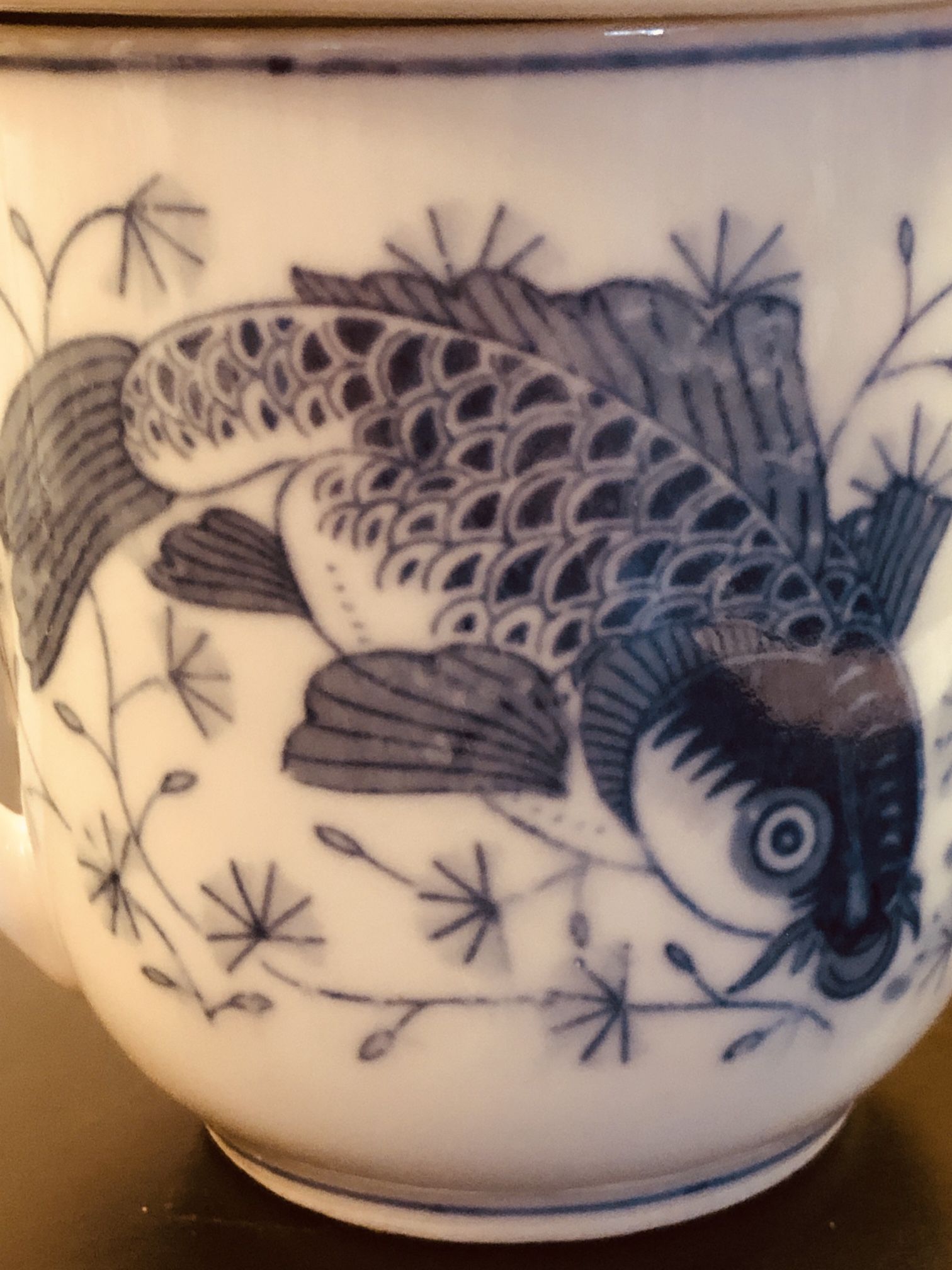 Koi Fish Canister- Vintage Made in China