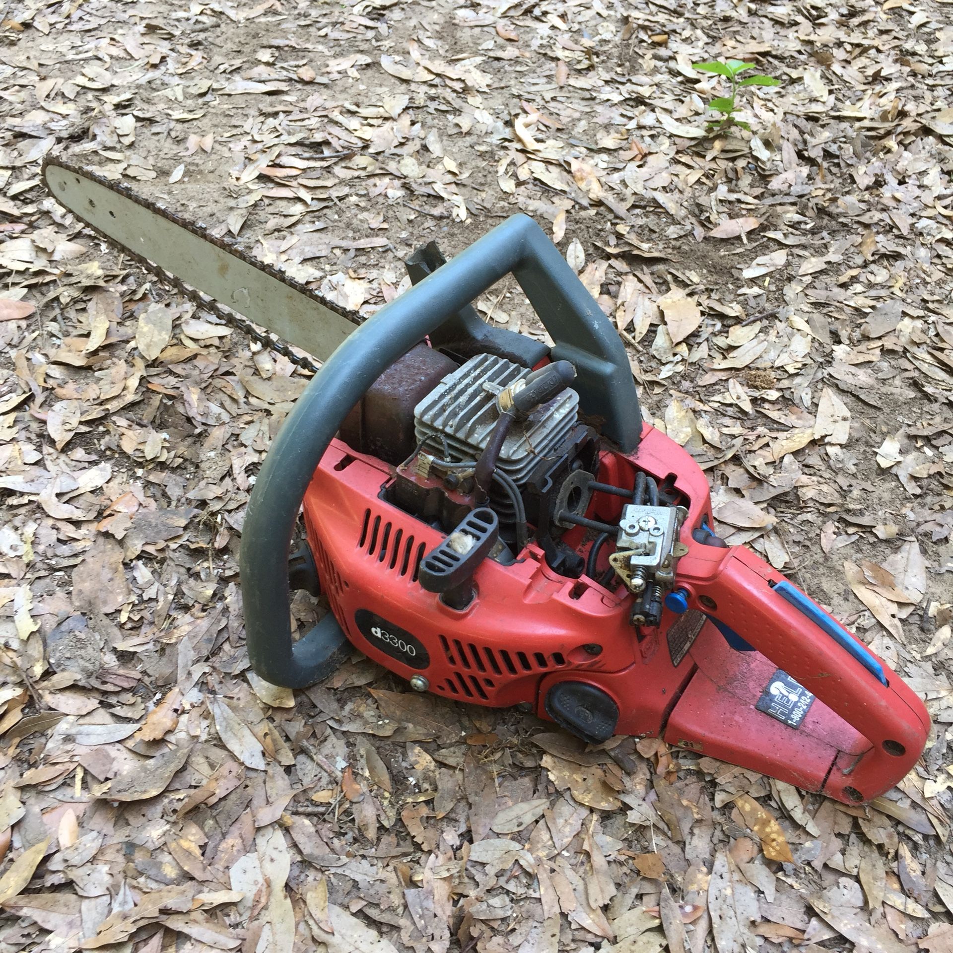 Untested 16” Homelite Gas Chainsaw, D3300