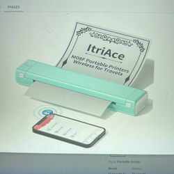 NEW M08F Thermal Printer. W/Case/Portable/Bluetooth Printer, Compact Mobile Inkless Printer Compatible w/Phone & Laptop, Support 8.5"x11”
