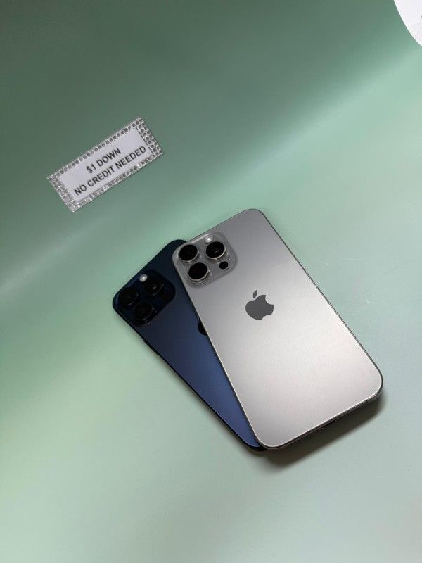 Apple IPhone 15 Pro Max 5G - Only $1 Today Pay The Rest Later!