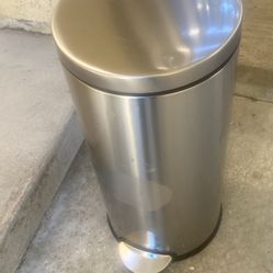 Stainless Steel Trash Can 12 Gallons 