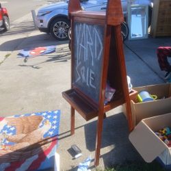 Handcrafted Heirloom-Quality Solid Wood Children's Art Easel