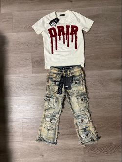 Baby stack jeans and shirt