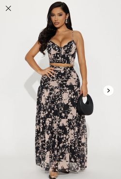Top & Skirt Combo Set
