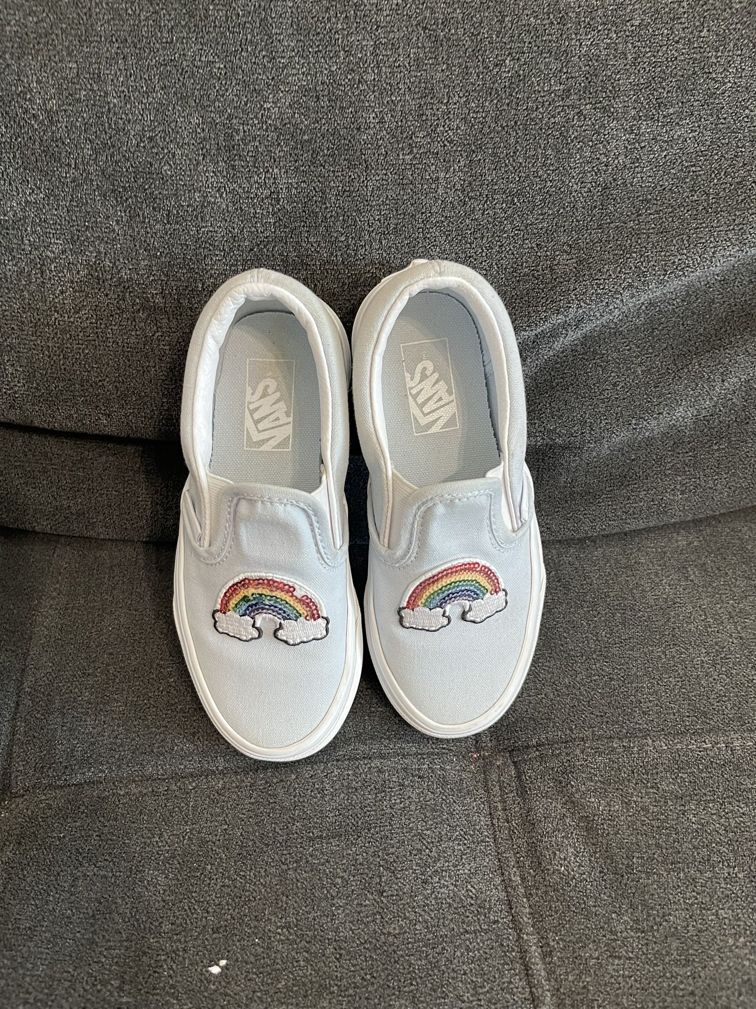 Kids Rainbow Vans 