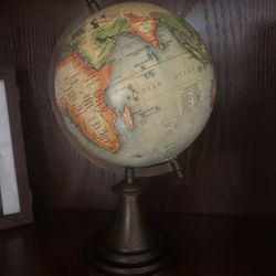 Vintage World Globe Like New Condition