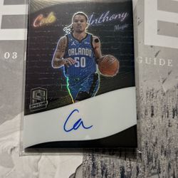 Color Graphs Auto 42/99 Orlando Magic -Cole Anthony