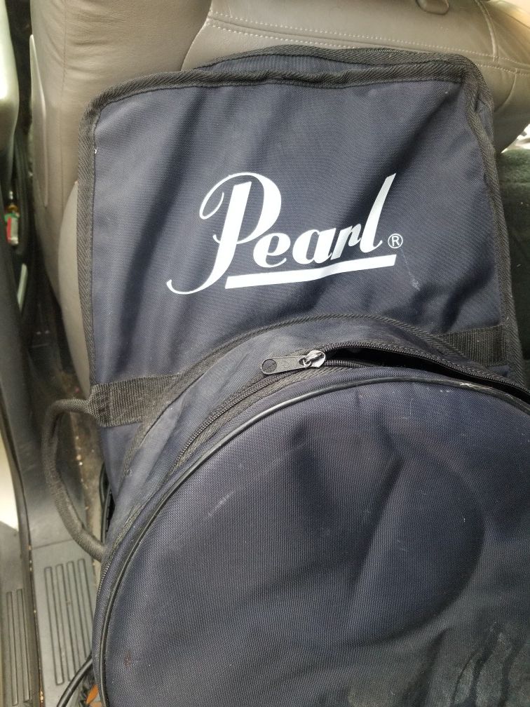 Pearl snare and bells