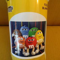 M&M Candy Fleece Blanket NEW! 