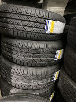 SET GOODYEAR ASSURANCE ALL SEASON 215/60/16 BRAND NEW 50,000 MILES GUARANTY $380 price includes professional installation and tax