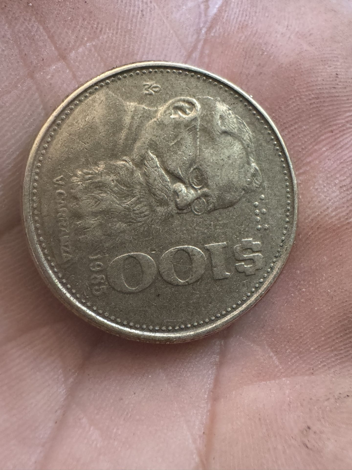 100 Pesos 1985 Coin 