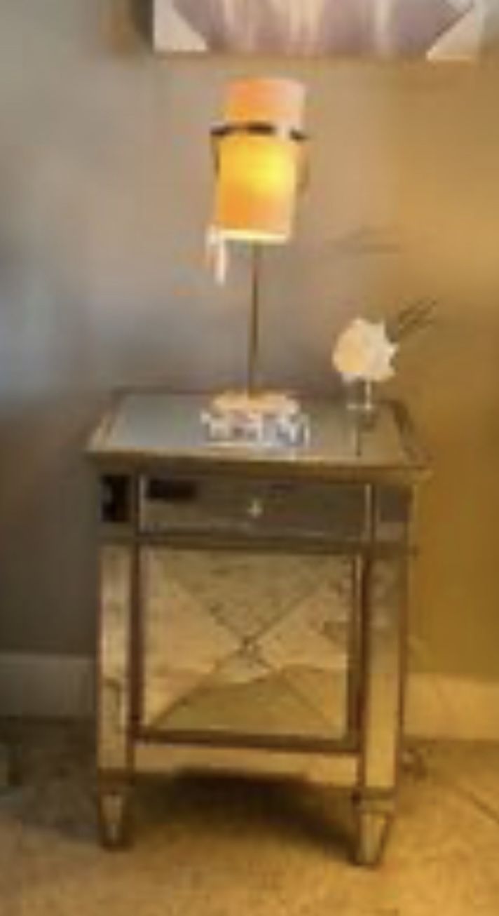 Mirror Side Table Multi Use