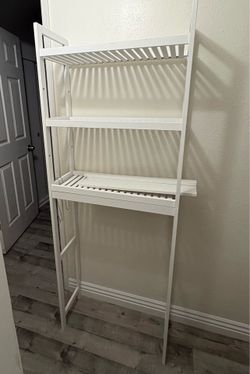 Over the toilet shelf rack