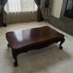 Large Coffee Table and One End Table 