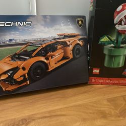 Lego Huracan And Lego Piranha Plant 