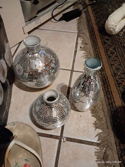 married Mosaic vases