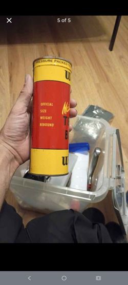 1950's vintage Wilson Match-point Tennis Balls unopened