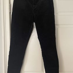 Black Corduroy Pants Size 10