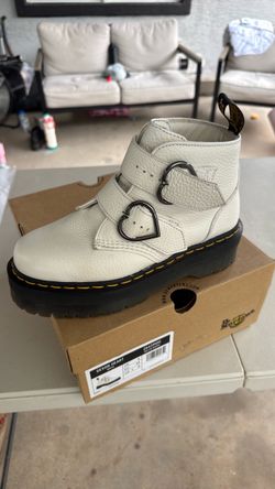 White Doc Marten Boots