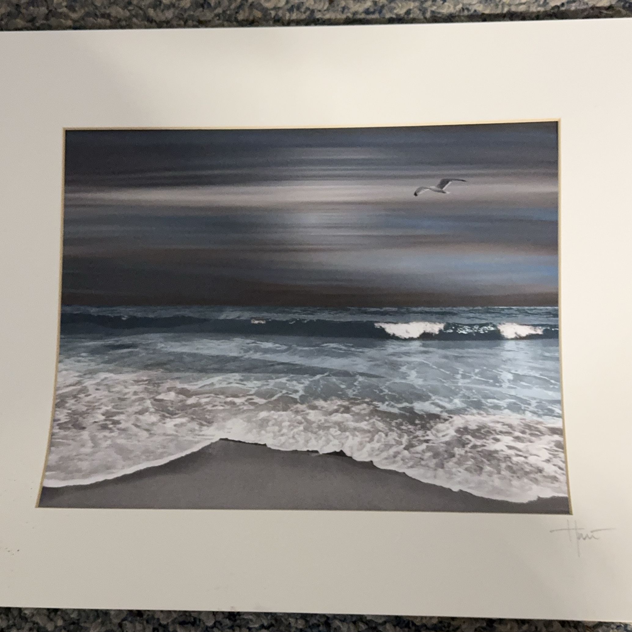 Ocean Wave Seascape Art Print