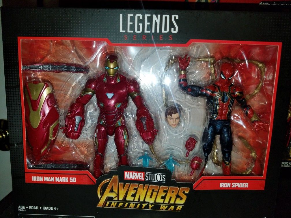 Marvel legends infinity war iron spider iron man