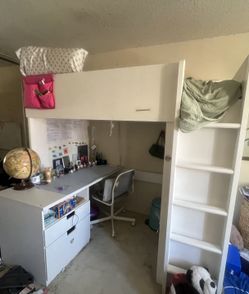 IKEA SMASTAD Loft Bed w/Desk & Storage