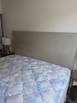 Upholstered Bed Backboard (Tan/Brown//Beige) California King