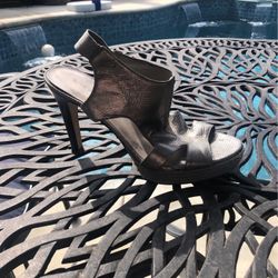 Silver Heels Size 10