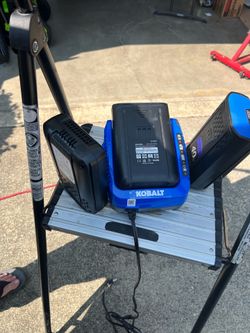 Kobalt 40V Battery Charger with Batteries