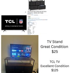 TV, Desk, Chair, Lamp, Nightstand 