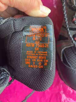Worx steel toe shoes