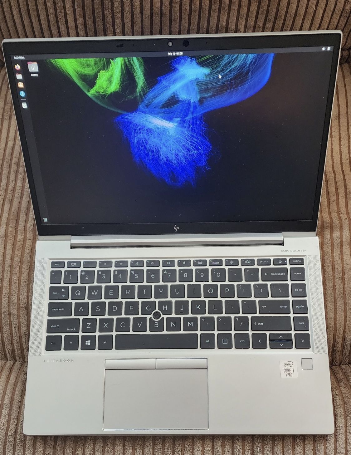 HP EliteBook Pro Laptop Intel Core i7 CPU 16 GB RAM 512 GB SSD 1080P LCD Webcam HDMI Wi-Fi & Bluetooth Wireless Ubuntu Linux