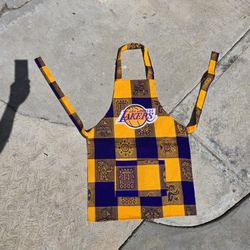 Lakers Apron 24 inch waste to 46 inch waist. BBQ barbecue grilling, cooking outdoors Summertime Mother's Day gift Father's Day gift