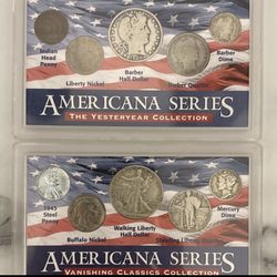 Vintage coin sets