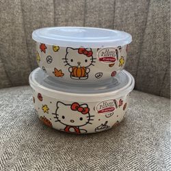 Hello Kitty Tupperware