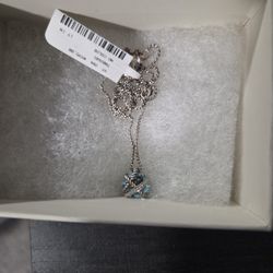 David yerman rope wrapped.
Blue topaz diamond necklace