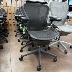 Herman Miller Aeron Size B Ergonomic Office Chair with Store Warranty and Financing Available