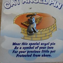 CAT GUARDIAN ANGEL Pin. Show your love 