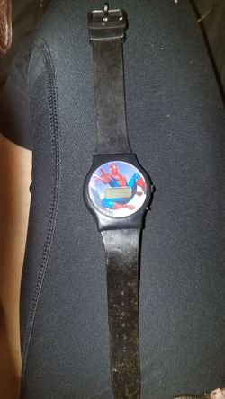 Spiderman watch and colts watch