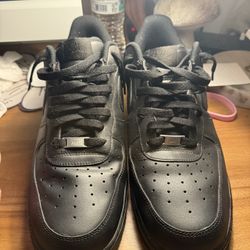 Black Air Forces Size 15