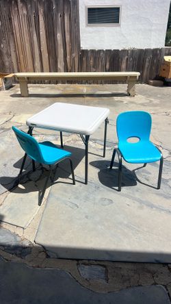 Lifetime kids folding table and chairs