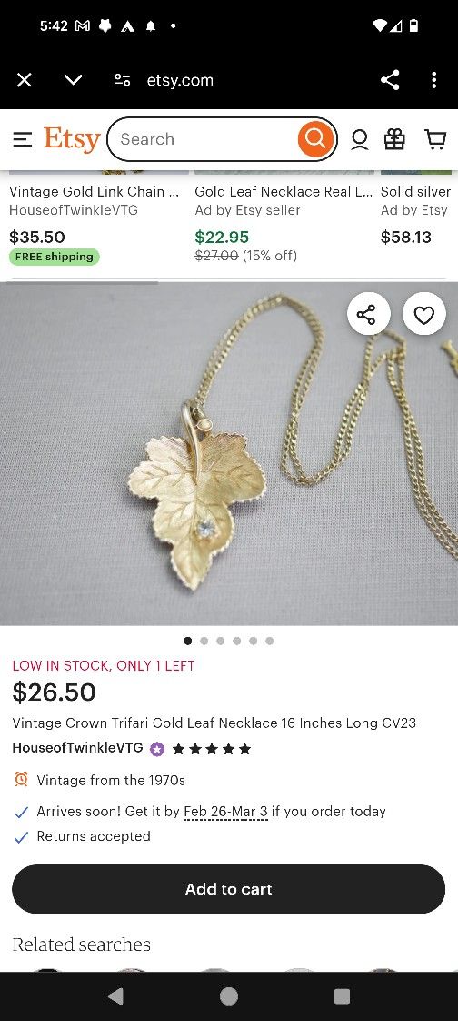 Was My Mom's Some Of Its Older Avon And Soe Is Gold Silver I Have More If Price Is Right It's ,14 K Gold 