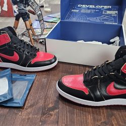 Air Jordan 1 Bred Developer Boring Premium