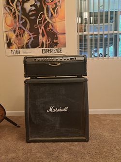 Marshall 4x12 / Line 6 Spider ll Combo Stack