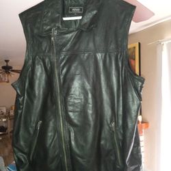 Leather Vest   100%    Missani 