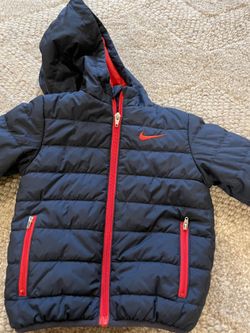 Brand New Nike 3t Hooded Puffer Down Jacket Toddler Little Kids Boy Girl 