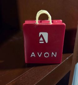 Avon Red Business Card Holder 2006
