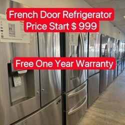 Open Box French Door Refrigerator-Free One Year Warranty